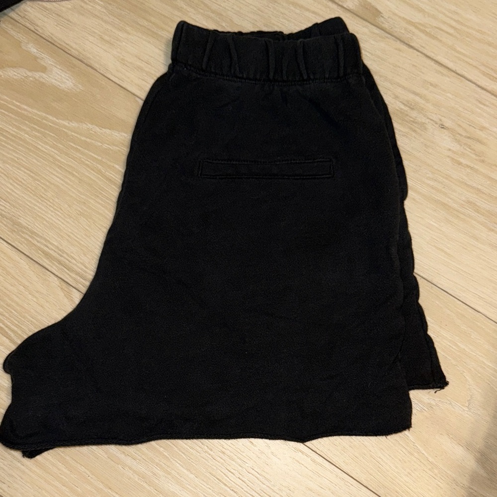 Aerie Black High Waist Sweat Shorts